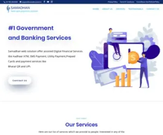Samadhanweb.in(Sammadhan Web) Screenshot