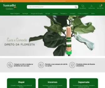 Samadhixamanismo.com(Loja online de Samadhi Xamanismo) Screenshot