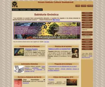Samaelgnosis.net(Instituto Cultural Quetzalcoatl) Screenshot