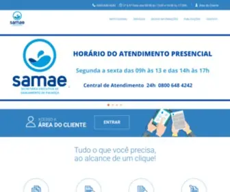 Samaepalhoca.com.br(Portal das águas) Screenshot