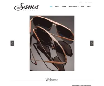 Samaeyewearshop.com(Sama Eyewear Shop) Screenshot