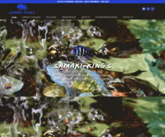 Samakikings.com(Importers and Distributors of Wild Caught African Cichlids) Screenshot