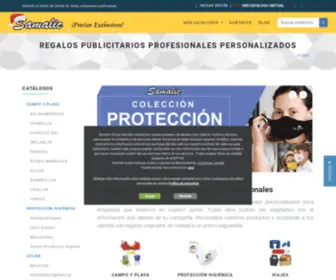 Samalic.com(Regalo de empresa y articulos publicitarios personalizados) Screenshot
