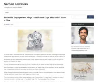 Samanjewelers.com(Online Blog for Diamond Jewelry) Screenshot