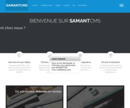 Samantcms.fr(Accueil) Screenshot