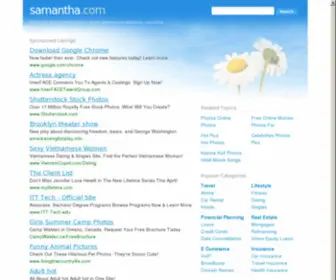 Samantha.com(Samantha) Screenshot
