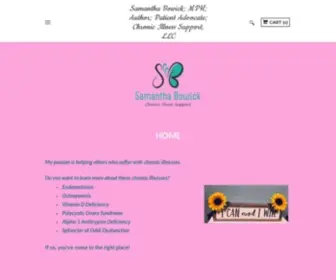 Samanthabowick.com(Endometriosis) Screenshot