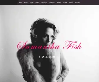 Samanthafish.com(Samantha Fish) Screenshot