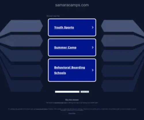 Samaracamps.com(samaracamps) Screenshot