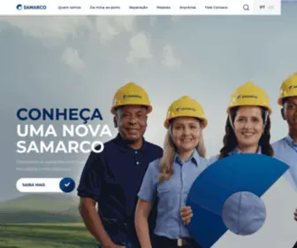 Samarco.com.br(Mineração) Screenshot