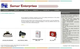 Samarenterprises.net(SAMAR ENTERPRISES) Screenshot