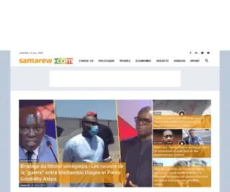 Samarew.com(Toute l'Actualité au Sénégal) Screenshot