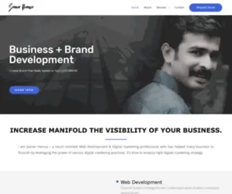 Samarhamsa.com(Freelance Web Designer Thrissur) Screenshot