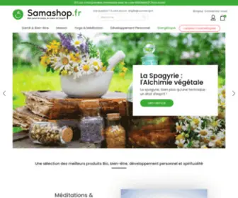 Samashop.fr(Produits bio et bien) Screenshot