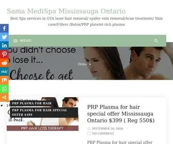 Samaspa.ca(Sama MedSpa) Screenshot