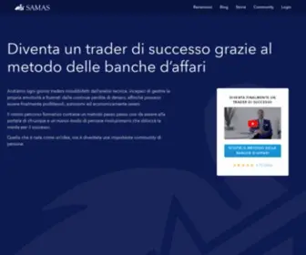 Samastrading.it(Diventa un trader di successo con il metodo delle banche d’affari) Screenshot