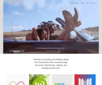 Samata.us(Bringing brands to life) Screenshot