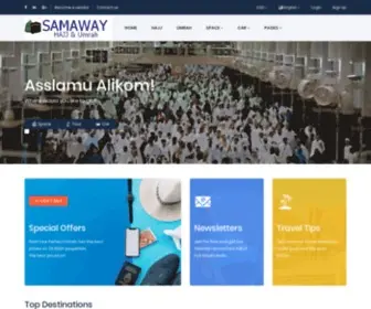 Samaway.com(Umrah & Hajj Packages from the USA Top Travel Companies) Screenshot