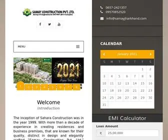 SamayjHarkhand.com(Samay Construction Pvt Ltd) Screenshot