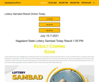 Sambadlottery.mobi Screenshot