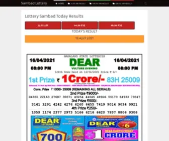 Sambadlottery.net Screenshot