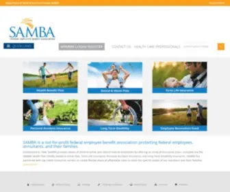 Sambaplans.com(Insurance plans for federal employees & retirees) Screenshot