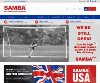 Sambasports.co.uk(Samba sports) Screenshot