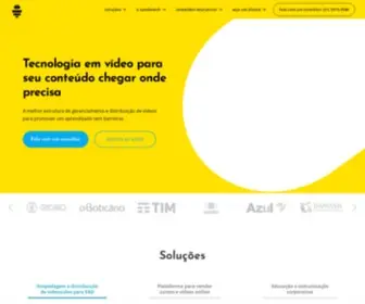 Sambatech.com(A melhor plataforma EAD interativa para empresas e universidades) Screenshot