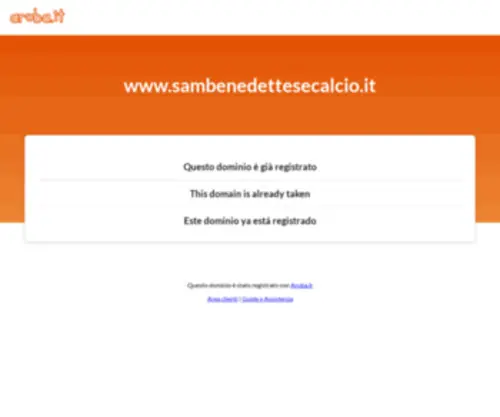 Sambenedettesecalcio.it(Sambenedettese 1923 Sito Ufficiale Samb Calcio) Screenshot