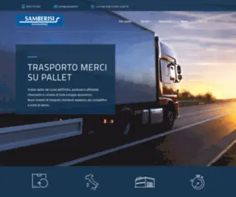 Samberisi.it(SAMBERISI Autotrasporti) Screenshot