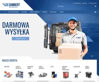 Sambert.pl(Internetowy sklep motoryzacyjny Sambert) Screenshot