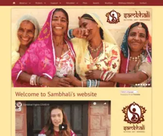 Sambhali-Trust.org(Sambhali Trust India Jodhpur) Screenshot
