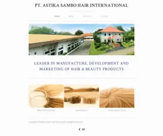 Sambohair.com(ASTIKA SAMBO HAIR INTERNATIONAL) Screenshot