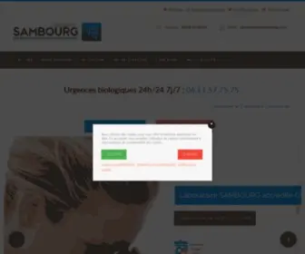 Sambourg.com(Laboratoire Sambourg) Screenshot