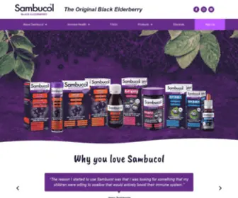 Sambucol.co.uk(Home) Screenshot