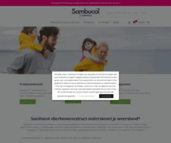 Sambucol.nl(Sambucol met vlierbessenextract) Screenshot