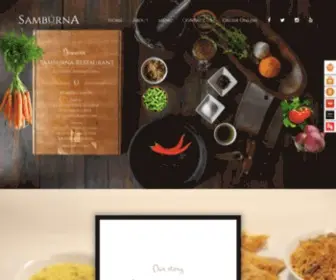 Samburna.com(Authentic Indian Restaurant) Screenshot