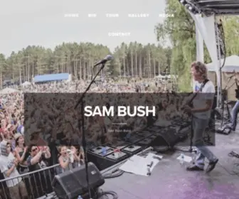 Sambush.com(Sam Bush) Screenshot