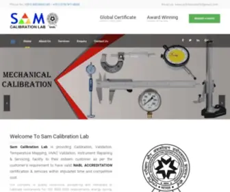 Samcalibrationlab.com(Sam Calibration Lab) Screenshot