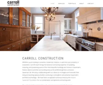 Samcarrollconstruction.com(Carroll Construction) Screenshot