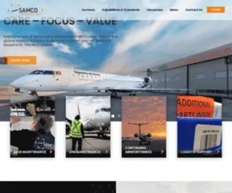 Samco.aero(SAMCO Aircraft Maintenance B.V) Screenshot