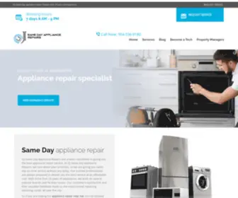 Samedayappliancerepairs.net(Affordable Appliance Repair) Screenshot