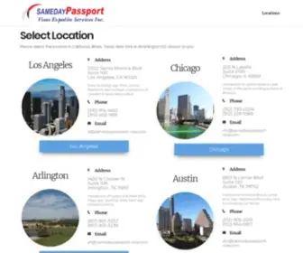 Samedaypassport-Visa.com(Passport & Visa Expedite Services) Screenshot