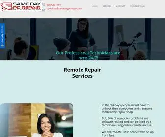 Samedaypcrepair.com(Same Day PC Repair) Screenshot