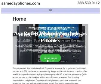 Samedayphones.com(Best VoIP Phone) Screenshot