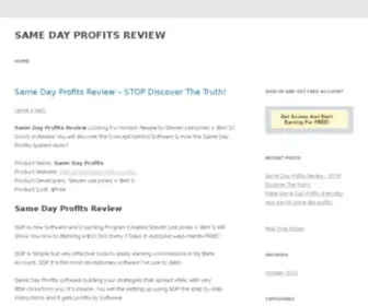Samedayprofits.com(Samedayprofits) Screenshot