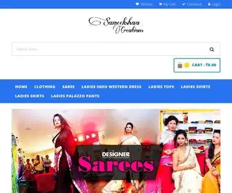 Sameekshaacreations.com(Sameekshaacreations) Screenshot