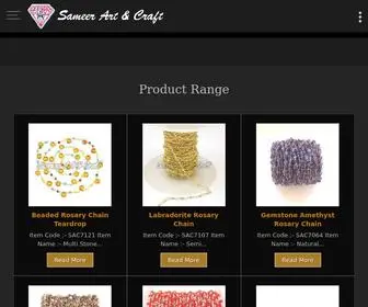 Sameerartandcraft.in(Natural Druzy Gemstone Ring Manufacturer exporter Supplier in Jaipur) Screenshot