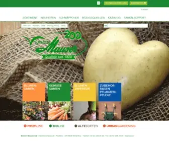 Samen-Mauser.ch(Home) Screenshot