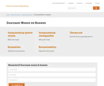 Samengaanwegroener.be(Duurzaam Wonen en Bouwen) Screenshot